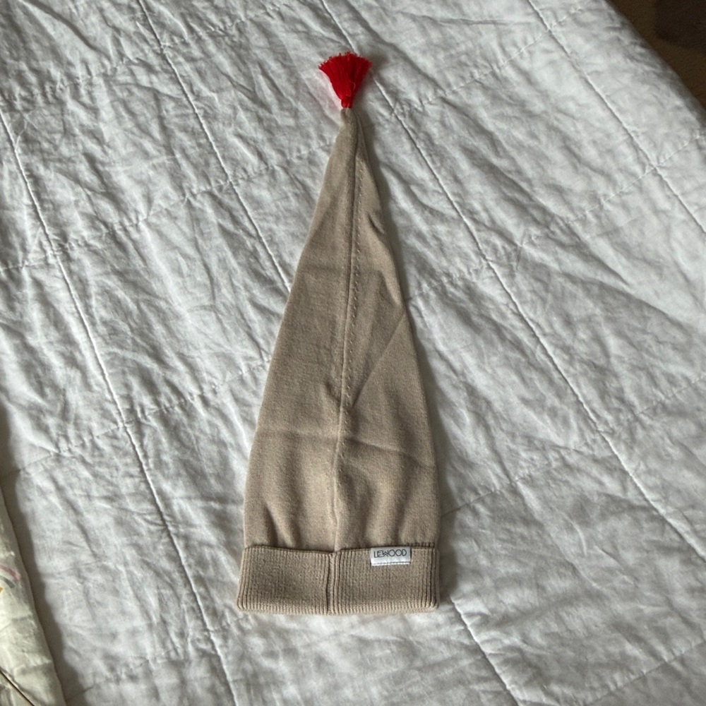 🌈 Liewood 🌈 Alf Christmas Hat - Sandy 1-3 years 100% organic cotton - Picture 5 of 9